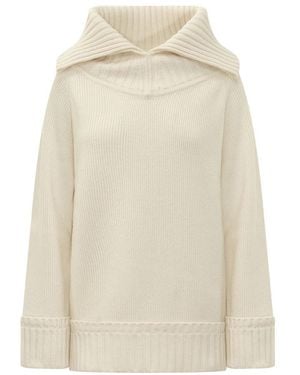 Victoria Beckham Long Strickware - Natur