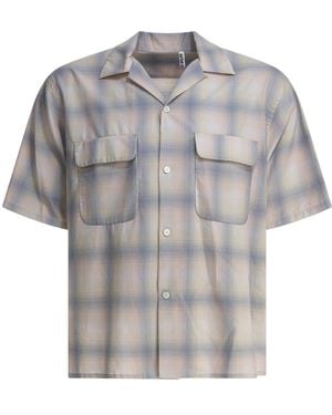 Kaptain Sunshine Short Sleeve Shirts - Gris