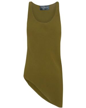 Cortana Sleeveless Tops - Green
