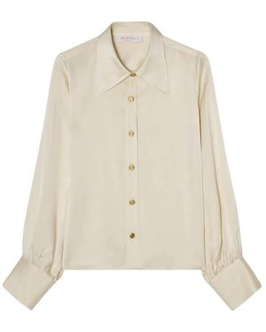 BUSNEL Anita Seidenbluse - Natur