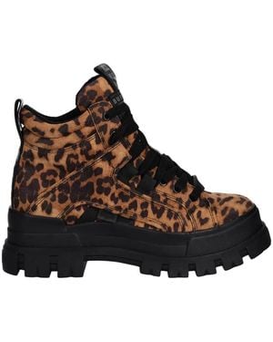 Buffalo Lace-Up Boots - Marrone