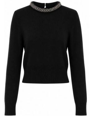 Pinko Round-Neck Knitwear - Nero