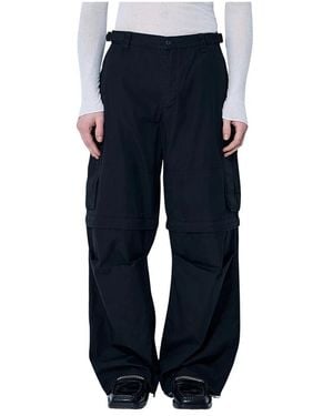 032c Wide Trousers - Blue