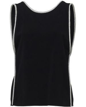 Sportmax Sleeveless Tops - Negro