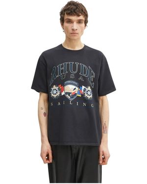 Rhude T-Shirts - Negro