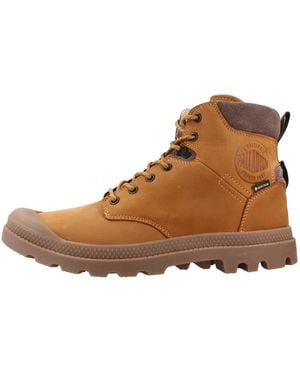Palladium Lace-Up Boots - Marrone