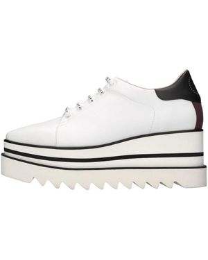 Stella McCartney Schoenen ,Wit ,Leer Sneak-Elyse Platform Trainer