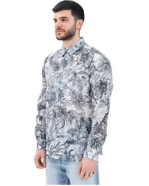 Just Cavalli Casual Shirts - Blue