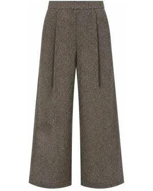 Amélie & Amélie Wide Trousers - Grey