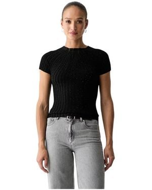 Guess Round-Neck Knitwear - Negro