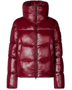 Save The Duck Wijnrode Stijlvolle Isla Jas - Rood