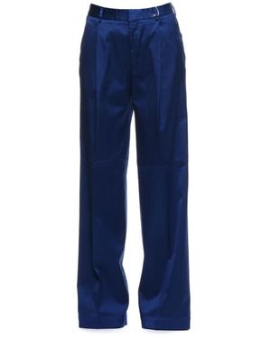 Cellar Door Monochromatische Broeken Met Wijde Pijpen - Blauw