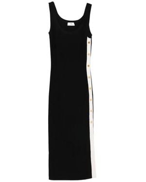 Elisabetta Franchi Knitted Dresses - Negro