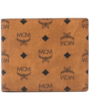 MCM Mxsfata04 Bifold Wallet - Bruin