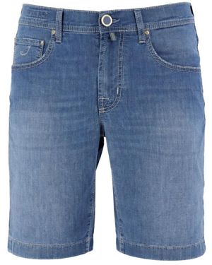 Jacob Cohen Korte Broeken ,Blauw ,Katoen Lou Slim Bermuda Shorts