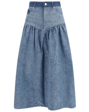 Ganni Denim Skirts - Blue