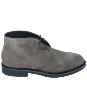 Triver Flight Lace-Up Boots - Grey