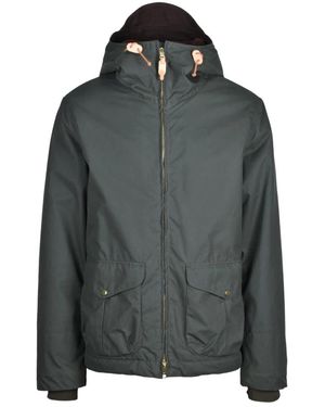 Manifattura Ceccarelli Silkoil Jas Met Pluche Voering - Grijs