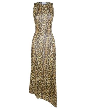 Marine Serre Midi Dresses - Verde