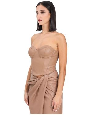 alma sanchez Sleeveless Tops - Neutro