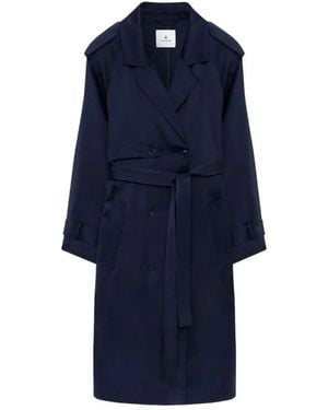 Anine Bing Trench Coats - Blue