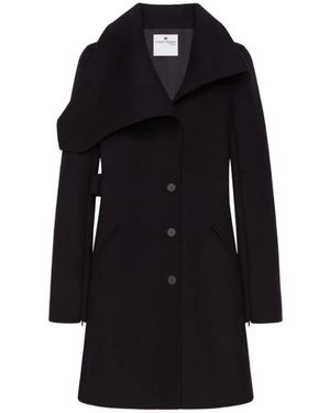 Courreges Heritage Wollen Jas - Zwart