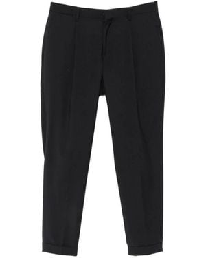 BRIGLIA Broeken ,Blauw ,Katoen Tiberio Chinos - Zwart