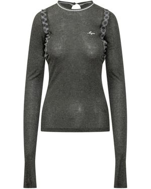 MSGM Long Sleeve Tops - Verde