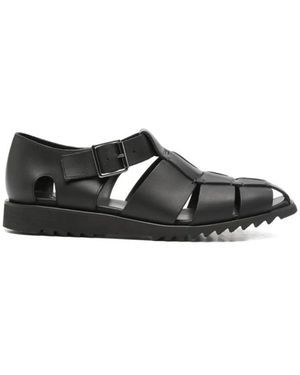 Paraboot Flat Sandals - Black