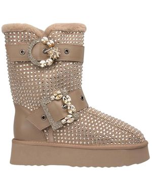 Alma En Pena. Winter Boots - Brown