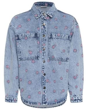 Kaffe Denim Jackets - Bleu