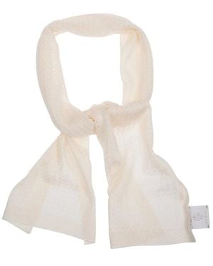 Eleventy Accessoires ,Sciarpina Knit Sjaal - Wit