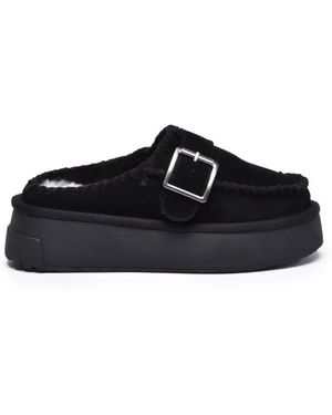 Colors Of California Mules Aus Wildleder - Schwarz