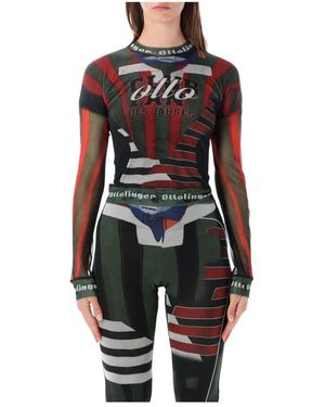 OTTOLINGER Long Sleeve T-Shirts - Black