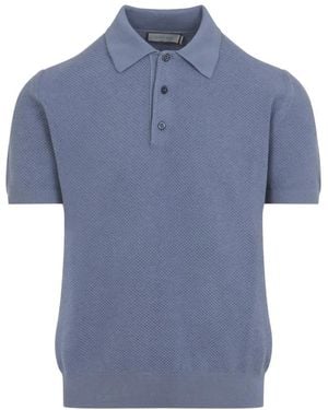 Canali Polo Shirts - Bleu