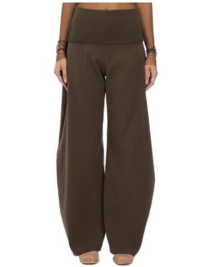 Cortana Wide Trousers - Brown