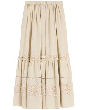 Max Mara Midi Skirts - Natural