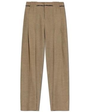Balmain Wide Pants - Natural