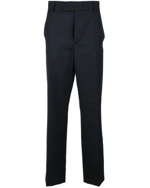Séfr Pantalones Elegantes De Poliéster Y Lana, Mujer, Talla - Azul