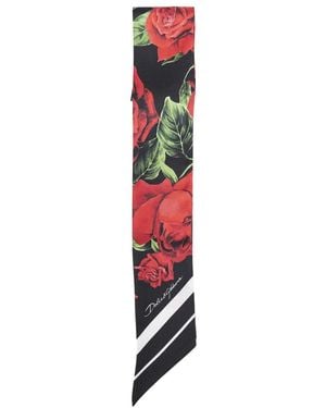Dolce & Gabbana Silk Scarves - Red