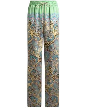 Etro Wide Trousers - Green