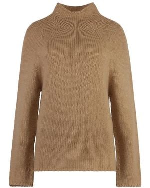 THE (Alphabet) Cashmere Knitwear - Brown