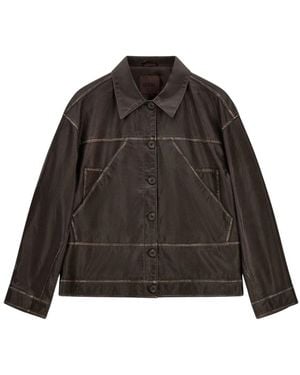 Guess Leather Jackets - Noir