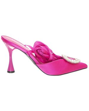Jeffrey Campbell Heeled Mules - Pink