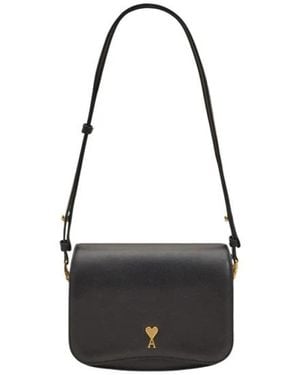 Ami Paris Paris Schoudertas - Zwart