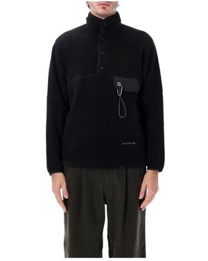 and wander Fitness ,Zwart ,Pile Pocket Higneck