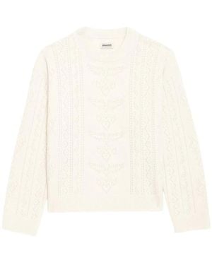Zadig & Voltaire Round-Neck Knitwear - White