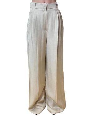 Marella Wide Trousers - Natural