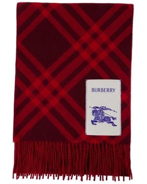 Burberry Winter Scarves - Rojo