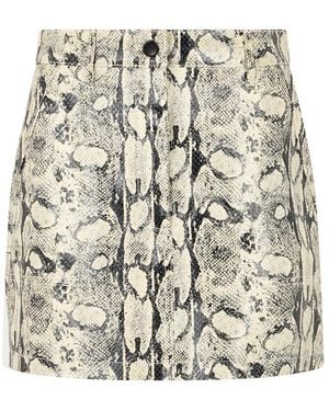 Alberta Ferretti Leather Skirts - Natural